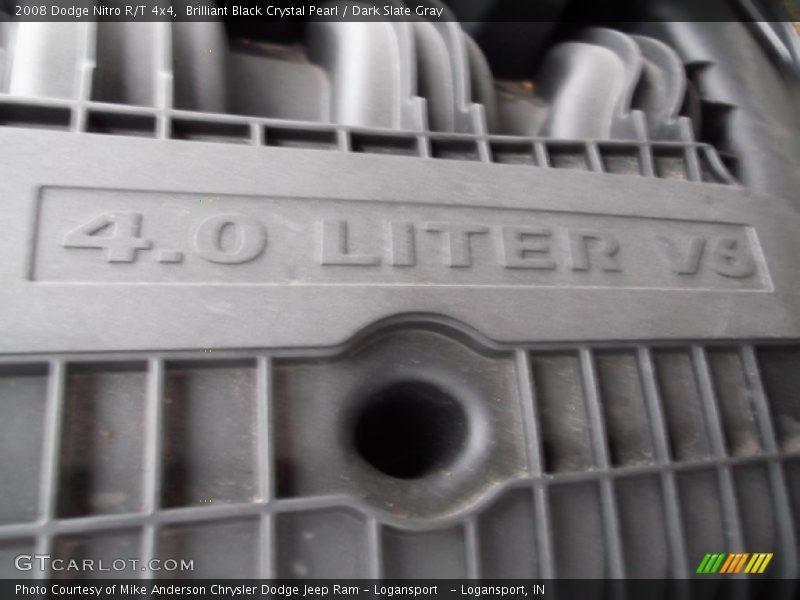 Brilliant Black Crystal Pearl / Dark Slate Gray 2008 Dodge Nitro R/T 4x4
