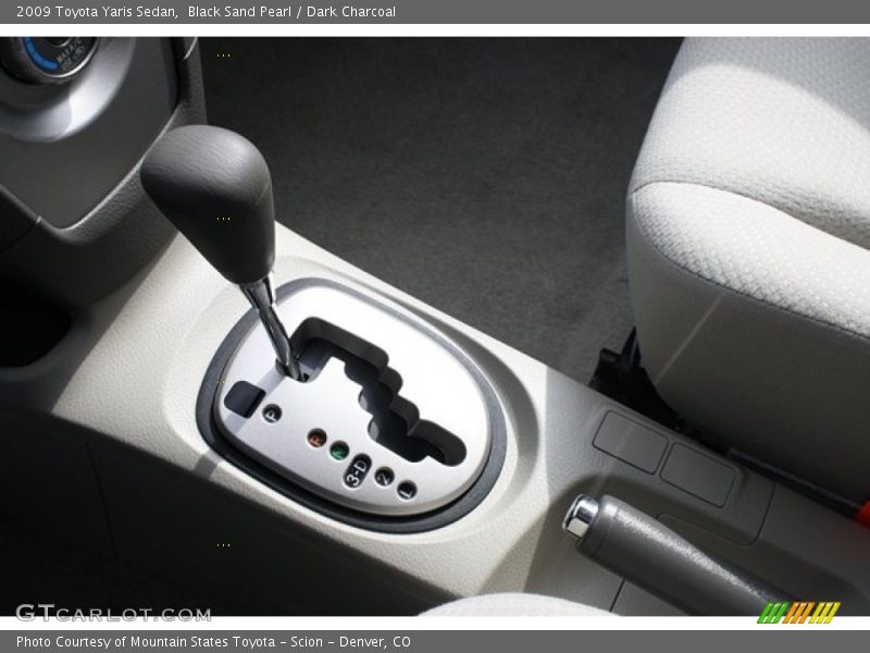 Black Sand Pearl / Dark Charcoal 2009 Toyota Yaris Sedan