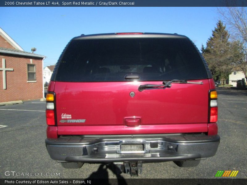 Sport Red Metallic / Gray/Dark Charcoal 2006 Chevrolet Tahoe LT 4x4
