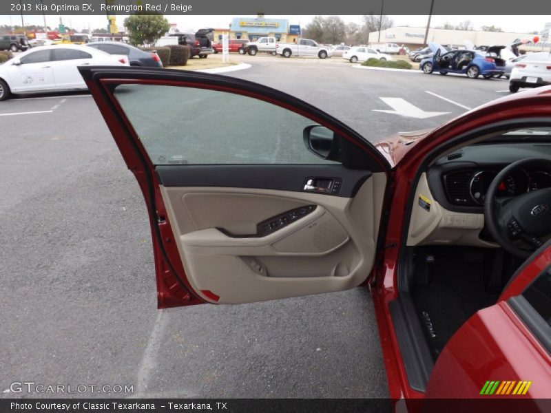 Remington Red / Beige 2013 Kia Optima EX