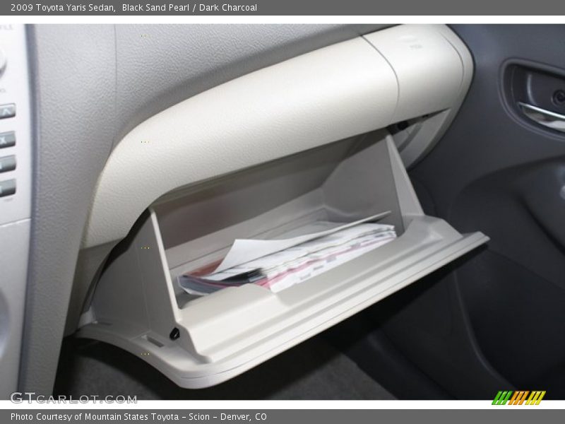 Black Sand Pearl / Dark Charcoal 2009 Toyota Yaris Sedan