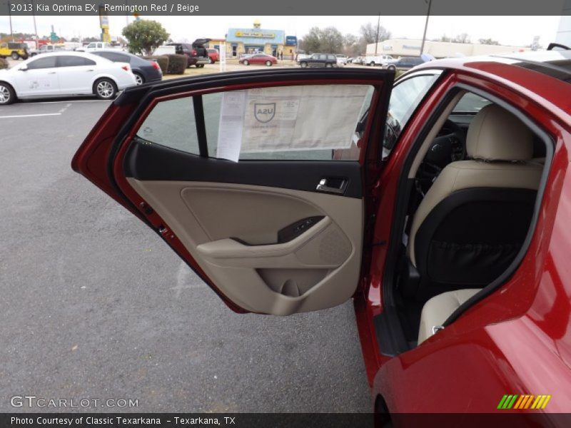 Remington Red / Beige 2013 Kia Optima EX