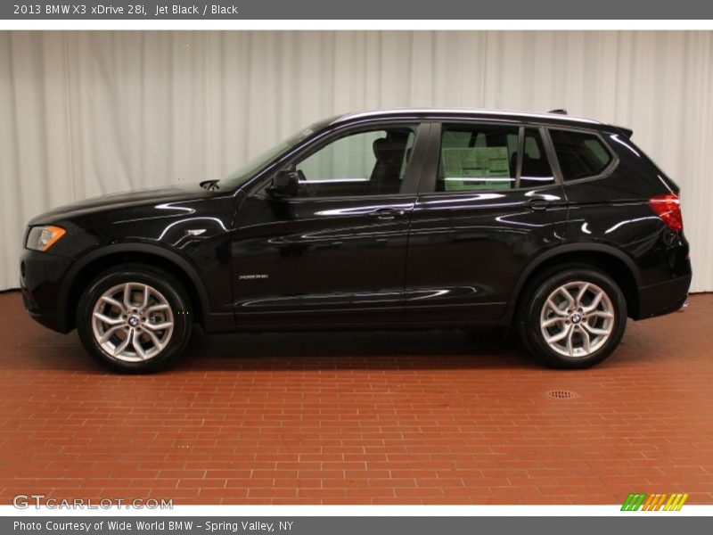 Jet Black / Black 2013 BMW X3 xDrive 28i