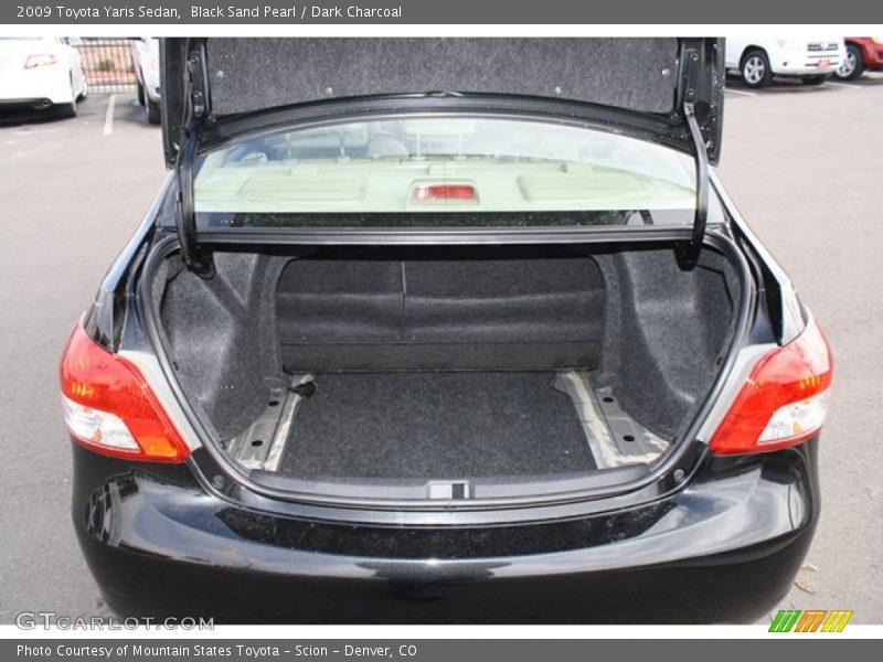 Black Sand Pearl / Dark Charcoal 2009 Toyota Yaris Sedan