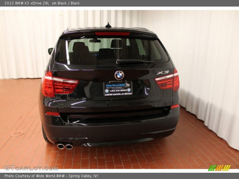 Jet Black / Black 2013 BMW X3 xDrive 28i