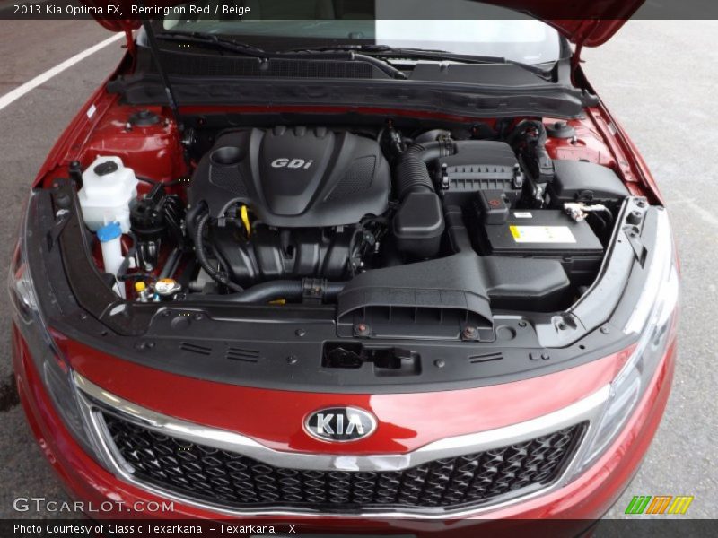 Remington Red / Beige 2013 Kia Optima EX