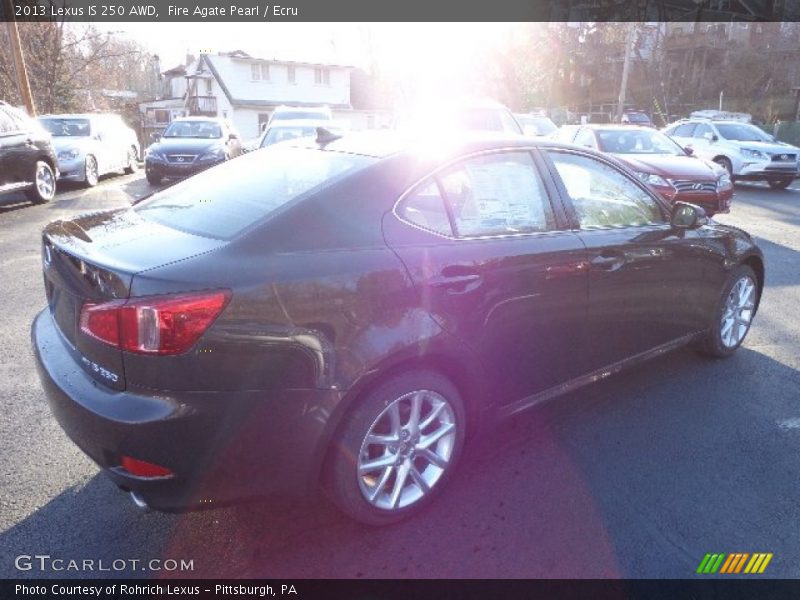 Fire Agate Pearl / Ecru 2013 Lexus IS 250 AWD