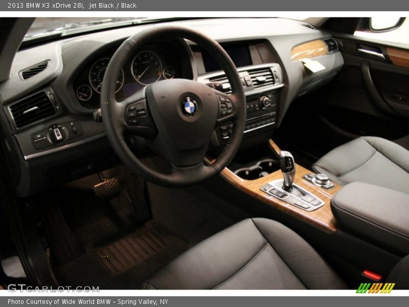 Jet Black / Black 2013 BMW X3 xDrive 28i