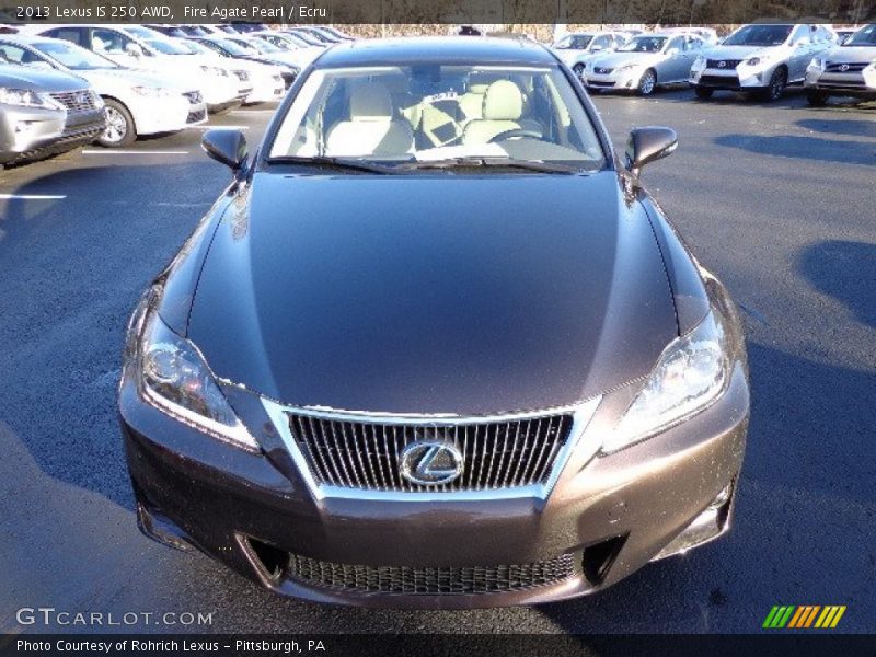 Fire Agate Pearl / Ecru 2013 Lexus IS 250 AWD