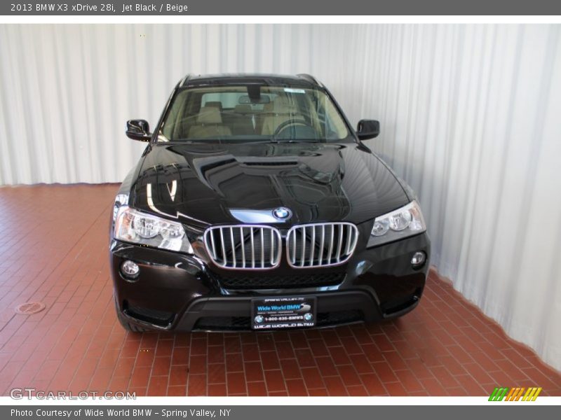 Jet Black / Beige 2013 BMW X3 xDrive 28i