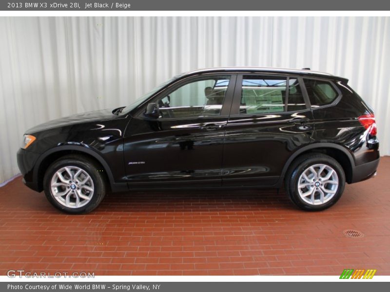 Jet Black / Beige 2013 BMW X3 xDrive 28i