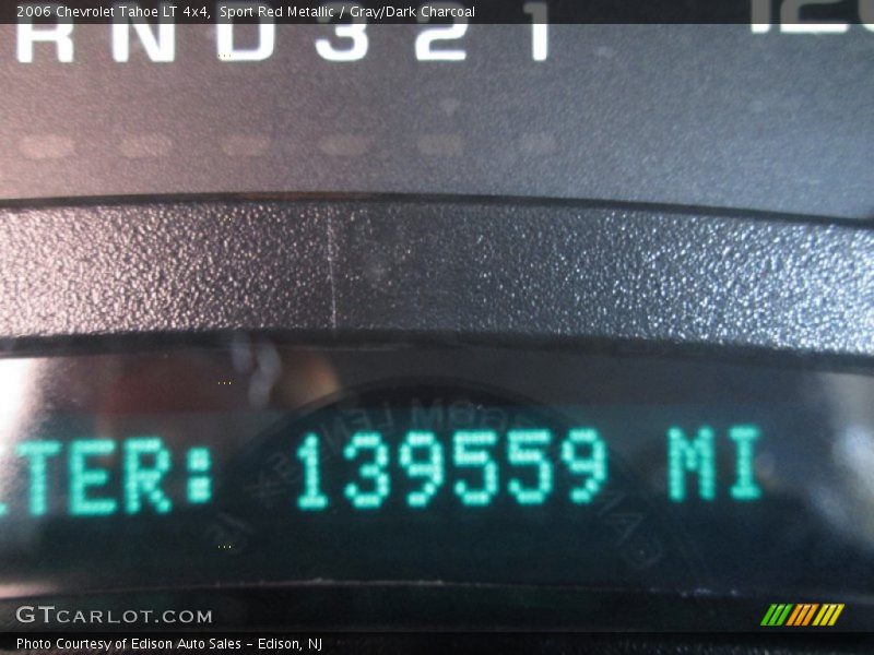 Sport Red Metallic / Gray/Dark Charcoal 2006 Chevrolet Tahoe LT 4x4