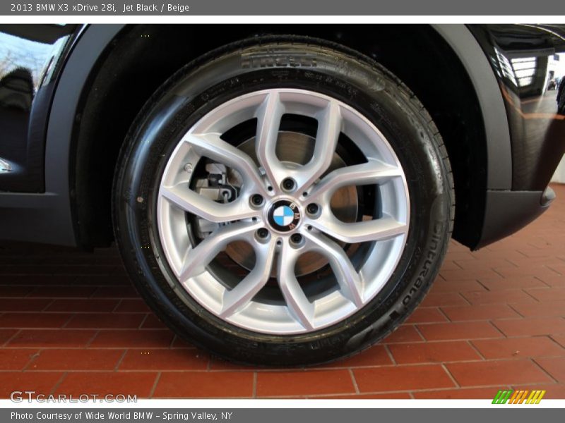 Jet Black / Beige 2013 BMW X3 xDrive 28i