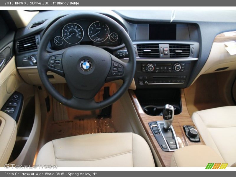 Jet Black / Beige 2013 BMW X3 xDrive 28i