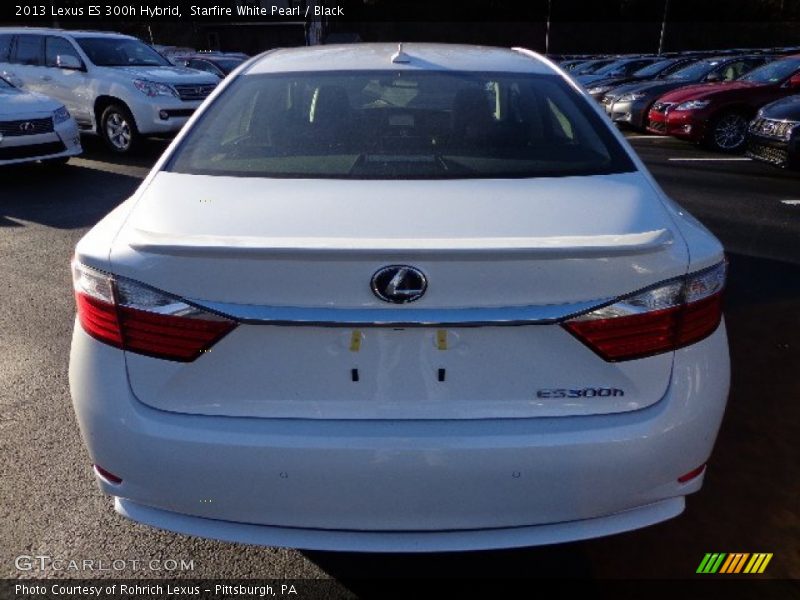 Starfire White Pearl / Black 2013 Lexus ES 300h Hybrid
