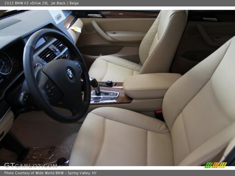 Jet Black / Beige 2013 BMW X3 xDrive 28i