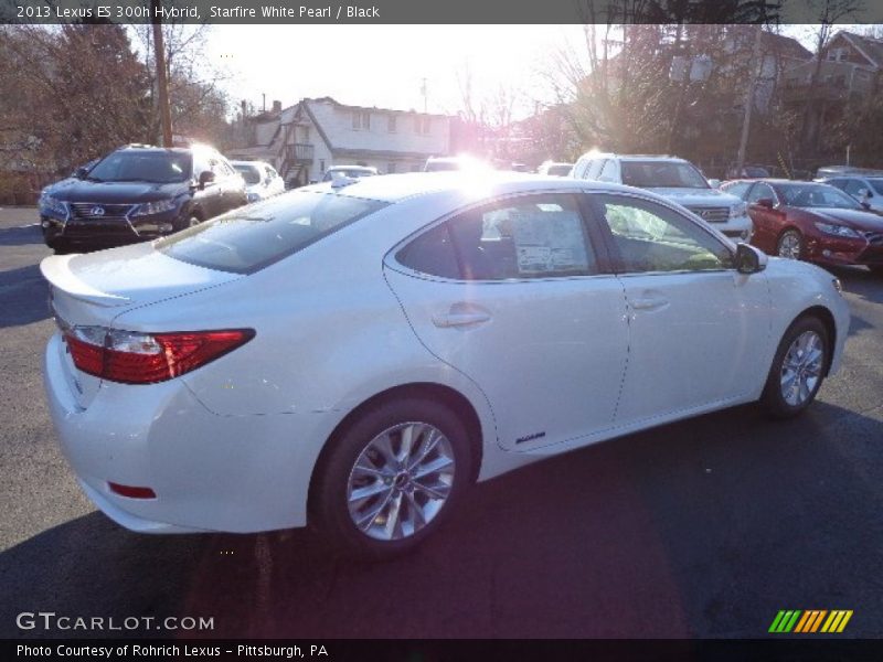 Starfire White Pearl / Black 2013 Lexus ES 300h Hybrid