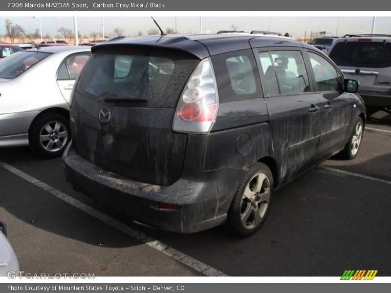 Carbon Gray Mica / Black 2006 Mazda MAZDA5 Sport