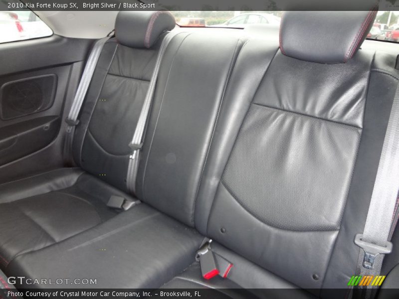 Bright Silver / Black Sport 2010 Kia Forte Koup SX