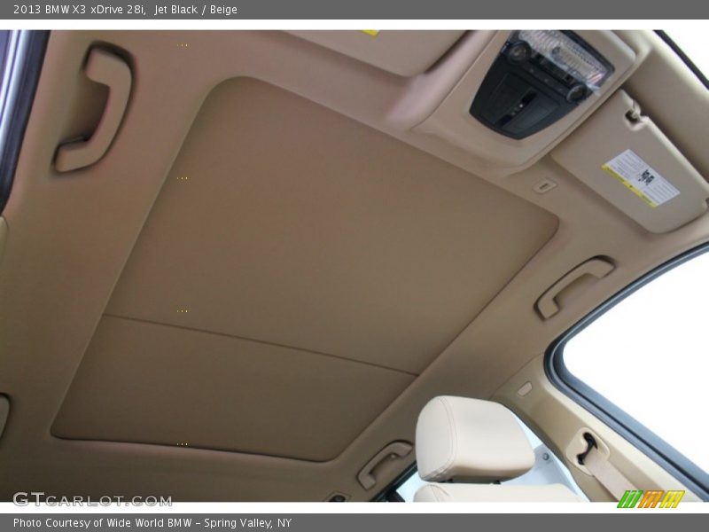 Jet Black / Beige 2013 BMW X3 xDrive 28i