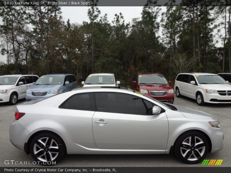 Bright Silver / Black Sport 2010 Kia Forte Koup SX