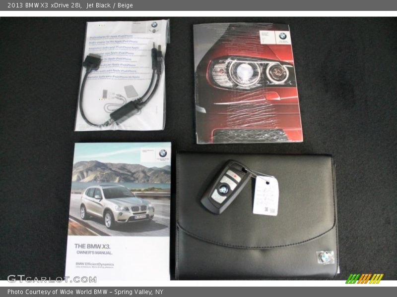 Jet Black / Beige 2013 BMW X3 xDrive 28i