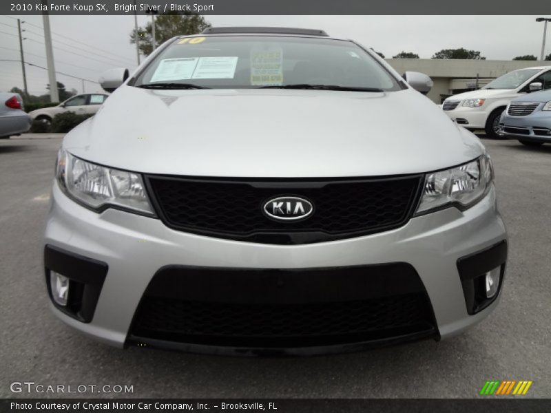 Bright Silver / Black Sport 2010 Kia Forte Koup SX