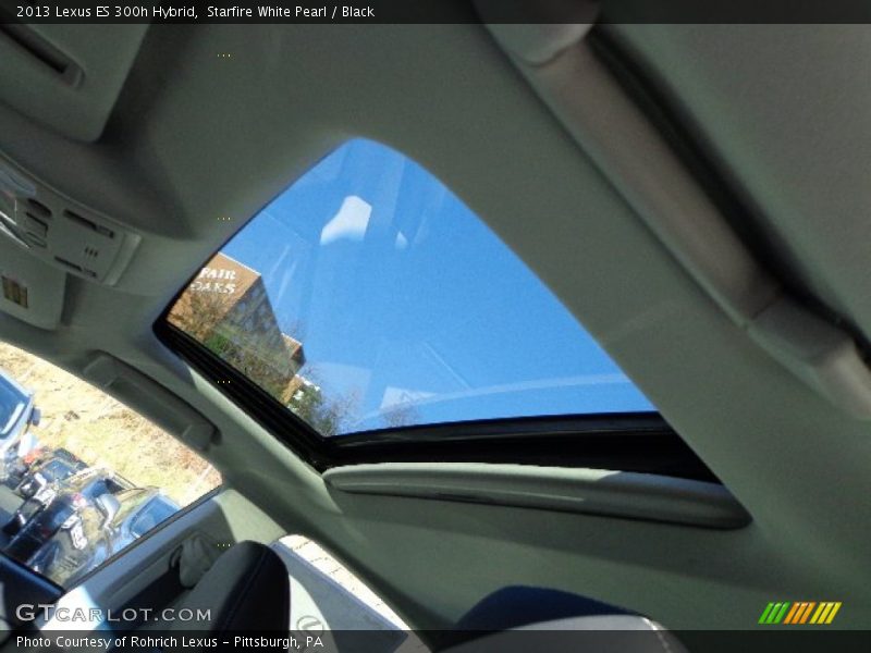 Starfire White Pearl / Black 2013 Lexus ES 300h Hybrid