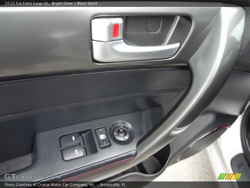Bright Silver / Black Sport 2010 Kia Forte Koup SX
