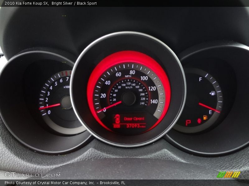 Bright Silver / Black Sport 2010 Kia Forte Koup SX