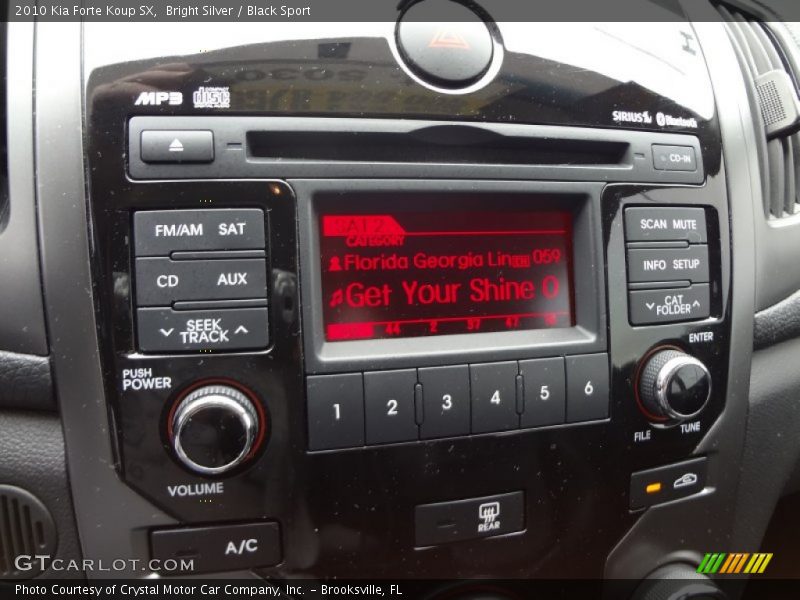 Bright Silver / Black Sport 2010 Kia Forte Koup SX