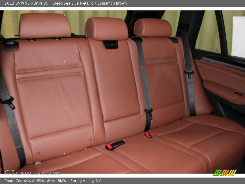 Deep Sea Blue Metallic / Cinnamon Brown 2013 BMW X5 xDrive 35i