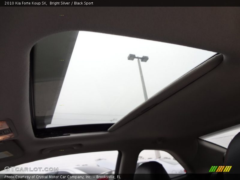 Bright Silver / Black Sport 2010 Kia Forte Koup SX
