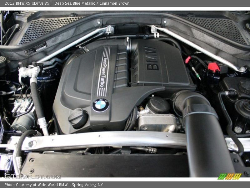 Deep Sea Blue Metallic / Cinnamon Brown 2013 BMW X5 xDrive 35i