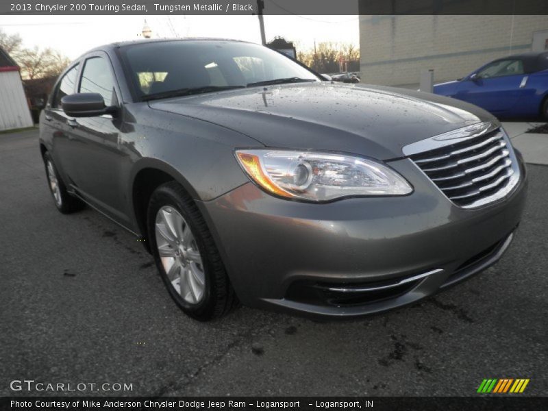 Tungsten Metallic / Black 2013 Chrysler 200 Touring Sedan