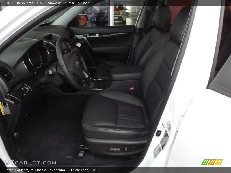 Snow White Pearl / Black 2013 Kia Sorento EX V6