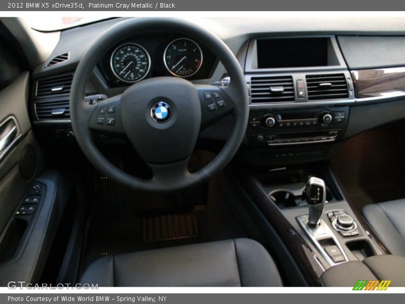 Platinum Gray Metallic / Black 2012 BMW X5 xDrive35d