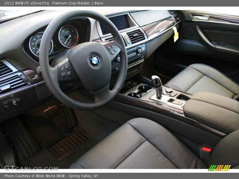 Black Interior - 2012 X5 xDrive35d 