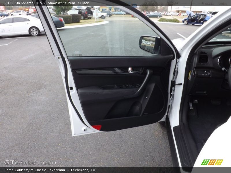 Snow White Pearl / Black 2013 Kia Sorento EX V6