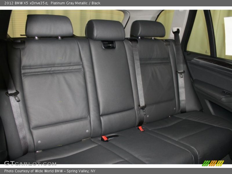Platinum Gray Metallic / Black 2012 BMW X5 xDrive35d