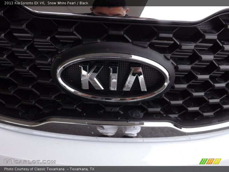 Snow White Pearl / Black 2013 Kia Sorento EX V6