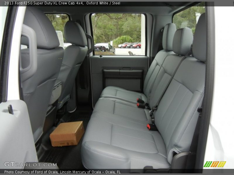 Rear Seat of 2013 F250 Super Duty XL Crew Cab 4x4