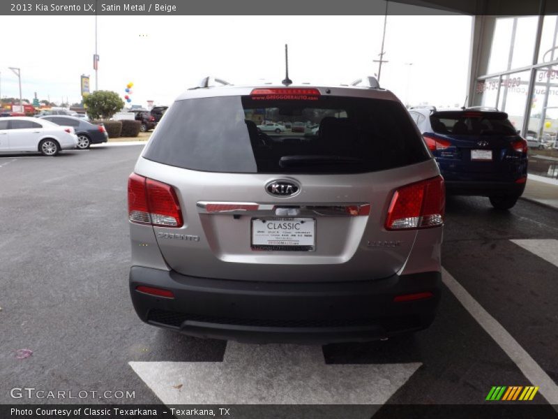 Satin Metal / Beige 2013 Kia Sorento LX