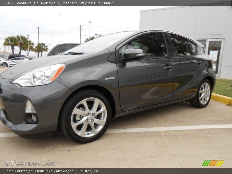 Magnetic Gray Metallic / Black 2012 Toyota Prius c Hybrid Four