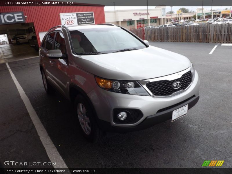 Satin Metal / Beige 2013 Kia Sorento LX