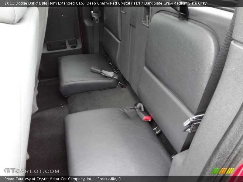 Deep Cherry Red Crystal Pearl / Dark Slate Gray/Medium Slate Gray 2011 Dodge Dakota Big Horn Extended Cab