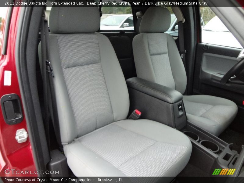Deep Cherry Red Crystal Pearl / Dark Slate Gray/Medium Slate Gray 2011 Dodge Dakota Big Horn Extended Cab