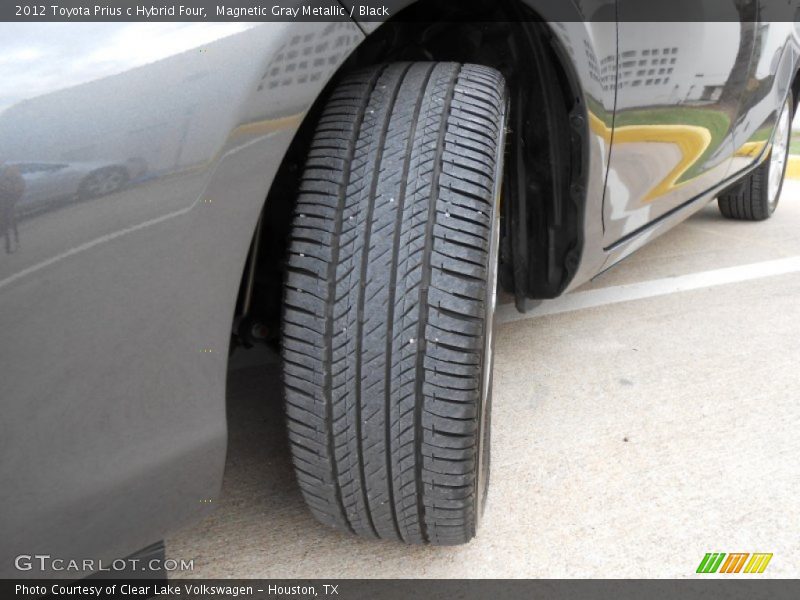 Magnetic Gray Metallic / Black 2012 Toyota Prius c Hybrid Four