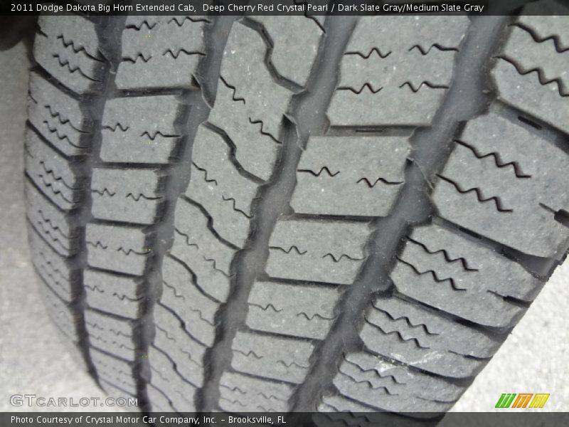 Deep Cherry Red Crystal Pearl / Dark Slate Gray/Medium Slate Gray 2011 Dodge Dakota Big Horn Extended Cab