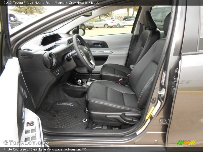  2012 Prius c Hybrid Four Black Interior